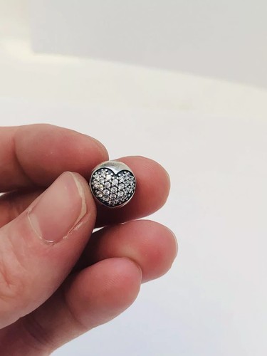 きょうこ❗️ Authentic Pandora Sterling Silver Clear CZ Love of My Life