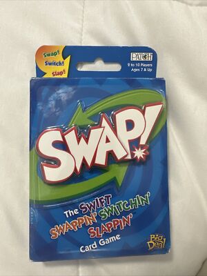 Swap Card Game COMPLETE Patch Products 2002 Big Deal Family Friends