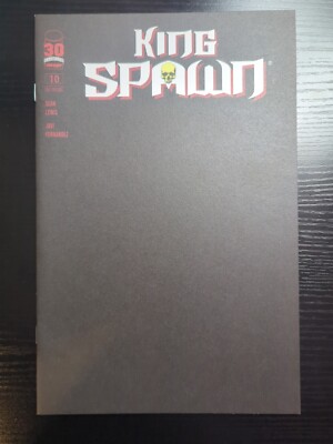 King Spawn #10 Black Blank Sketch Cover B Variant Image 2022 Todd McFarlane NM 