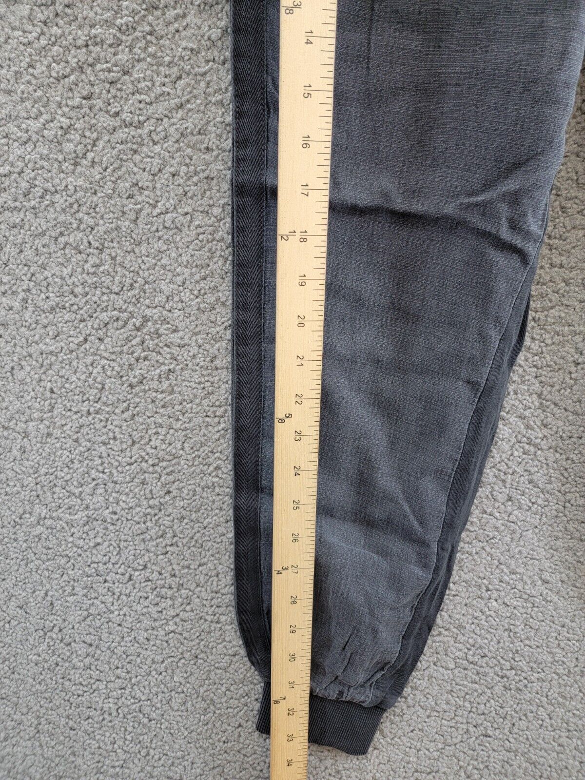 Splendid Lakeside Linen Blend Drawstring Jogger Pants Womens XS Lead Side Pocket - Picture 8 of 16