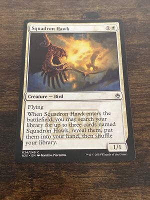 Squadron Hawk 34/249 Masters 25 Magic The Gathering MTG B11027*