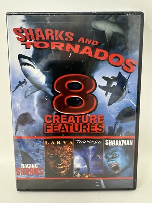 Sharks and Tornadoes 8 Creature Features (DVD 274)  NEW