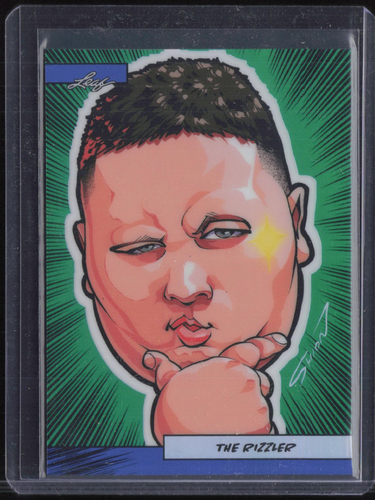 2025 Leaf Anime Nation Series 2 Prismatic Blue The Rizzler 75/75