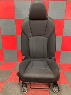 17-23 Subaru Impreza OEM Left Driver Manual Seat (Black Cloth J20) - SUPER CLEAN