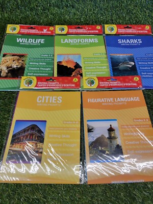 Teaching Tree 5 Writing Prompts Grades 4-6 Wildlife Cities Sharks Landforms