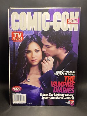 2012 SDCC COMIC-CON TV GUIDE MAGAZINE | VAMPIRE DIARIES COVER | IAN SOMERHALDER