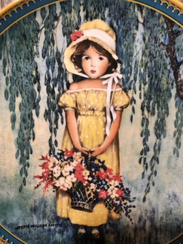 KNOWLES China Jessie Willcox Smith Easter Plate Original Box COA And Paperwork