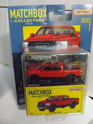 2021 Matchbox Collectors Red 2020 Ram Rebel 1/20