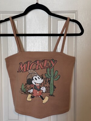 Women s Cropped Tank Mickey Mouse(SZ M) Tom & Jerry (SZ L & XL) OHANA (SZ XL)