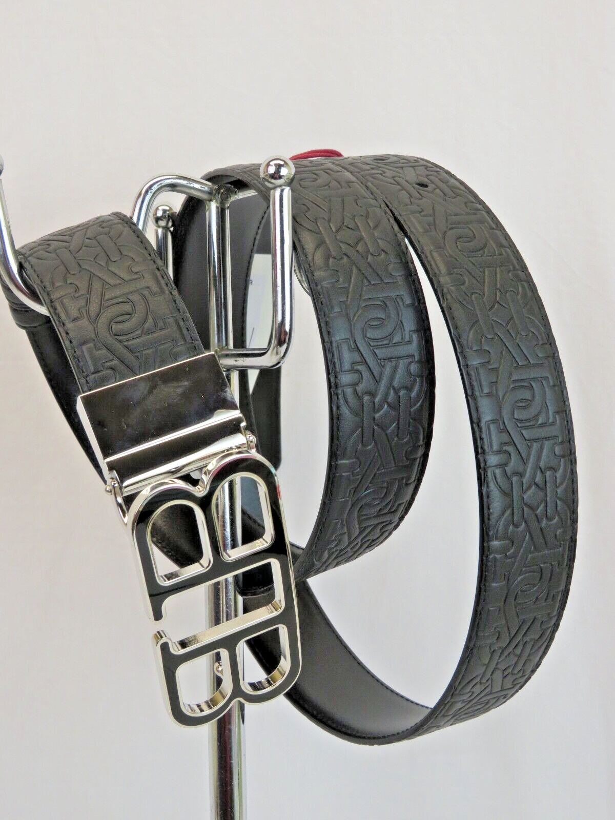 BALLY　ブラウンレザー ベルト Bロゴ付き Bally B-logo Belt | Black | FARFETCH