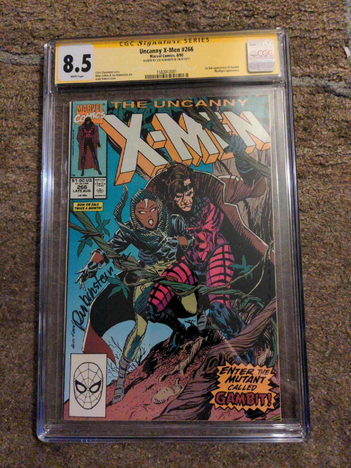 The Uncanny X-Men #266 CGC Signed Gambit | eBay
