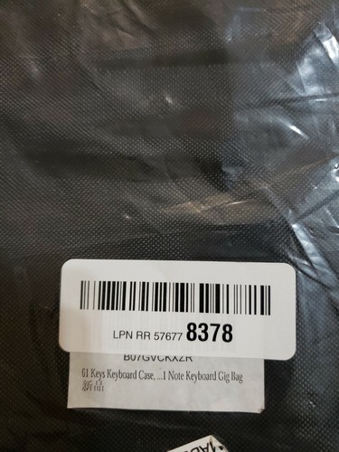 Jinchuan 61 Keys Keyboard Case, Portable and Shoulder Electronic Organ Piano 61