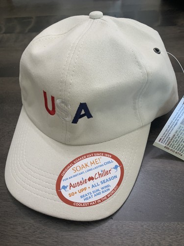 Baseball Golf Cap Uv 50 Fabric Usa  Nwt