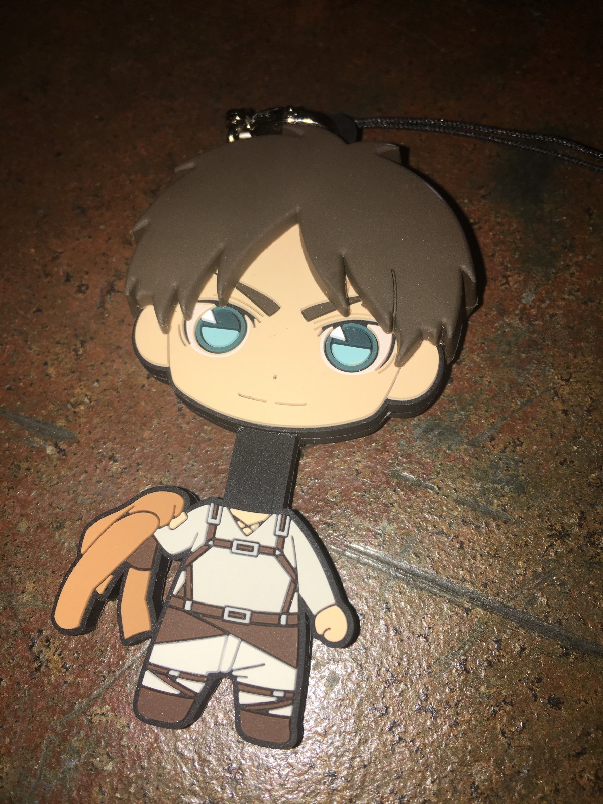 Eren Yeager Keychain Strap Anime Attack On Titan In Koleksi