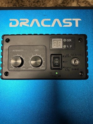 DRACAST DRSF-1000B LED LIGHT V-MOUNT SOFTBOX FOR 4K DSLR VIDEO CAMERA CAMCORDER