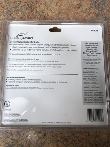 Energy Smart Electric Water Heater Controller-NEW-#612026