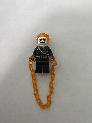 Lego SH267 Ghost Rider Minifigure From Set 76058 Marvel Rare And New Johnny