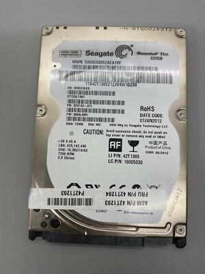 Seagate Momentus Thin 7mm 320GB 7200RPM 2.5'' SATA (ST320LT007) HDD