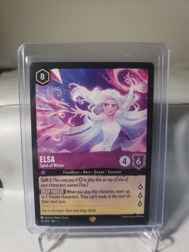 2023 DISNEY LORCANA TCG SPIRIT OF WINTER NON-FOIL ELSA NO