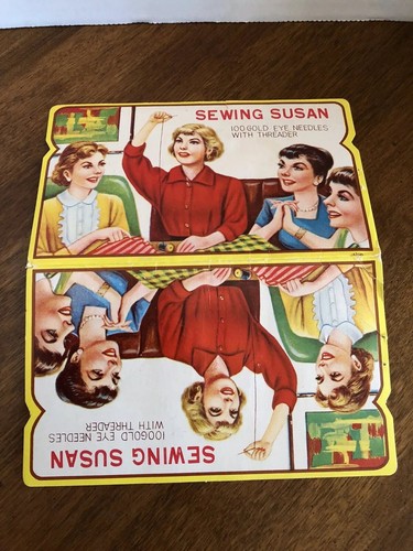 Vintage sewing: SEWING SUSAN needle kit, not complete