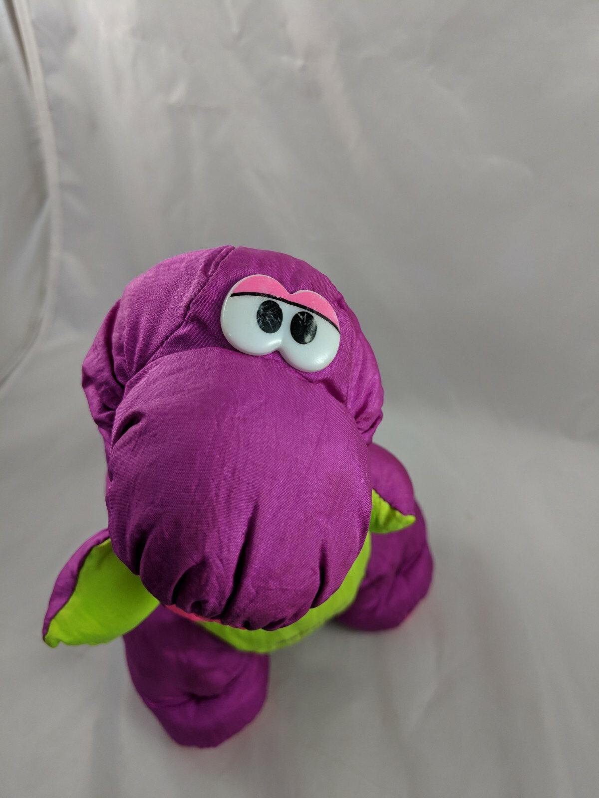 Fisher Price Dinoroars Purple Dinosaur Plush 11
