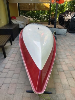 Laser sailboat