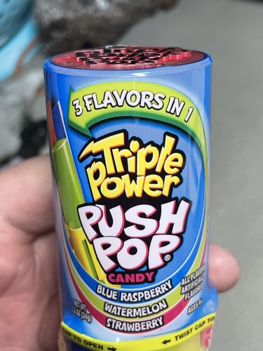 Bazooka TRIPLE PUSH POP Candy Triple Power | eBay