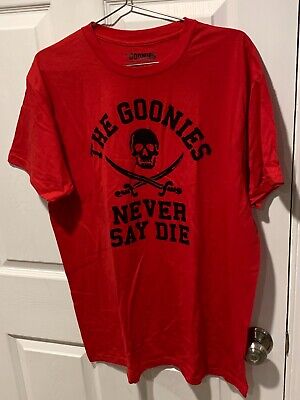 THE GOONIES NEVER SAY DIE Loot Crate Exclusive T Shirt Mens L (Never Worn)