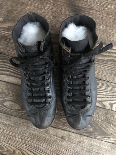Striking Leather Antique 1940’s Hightop Basketball Sneakers Shoes