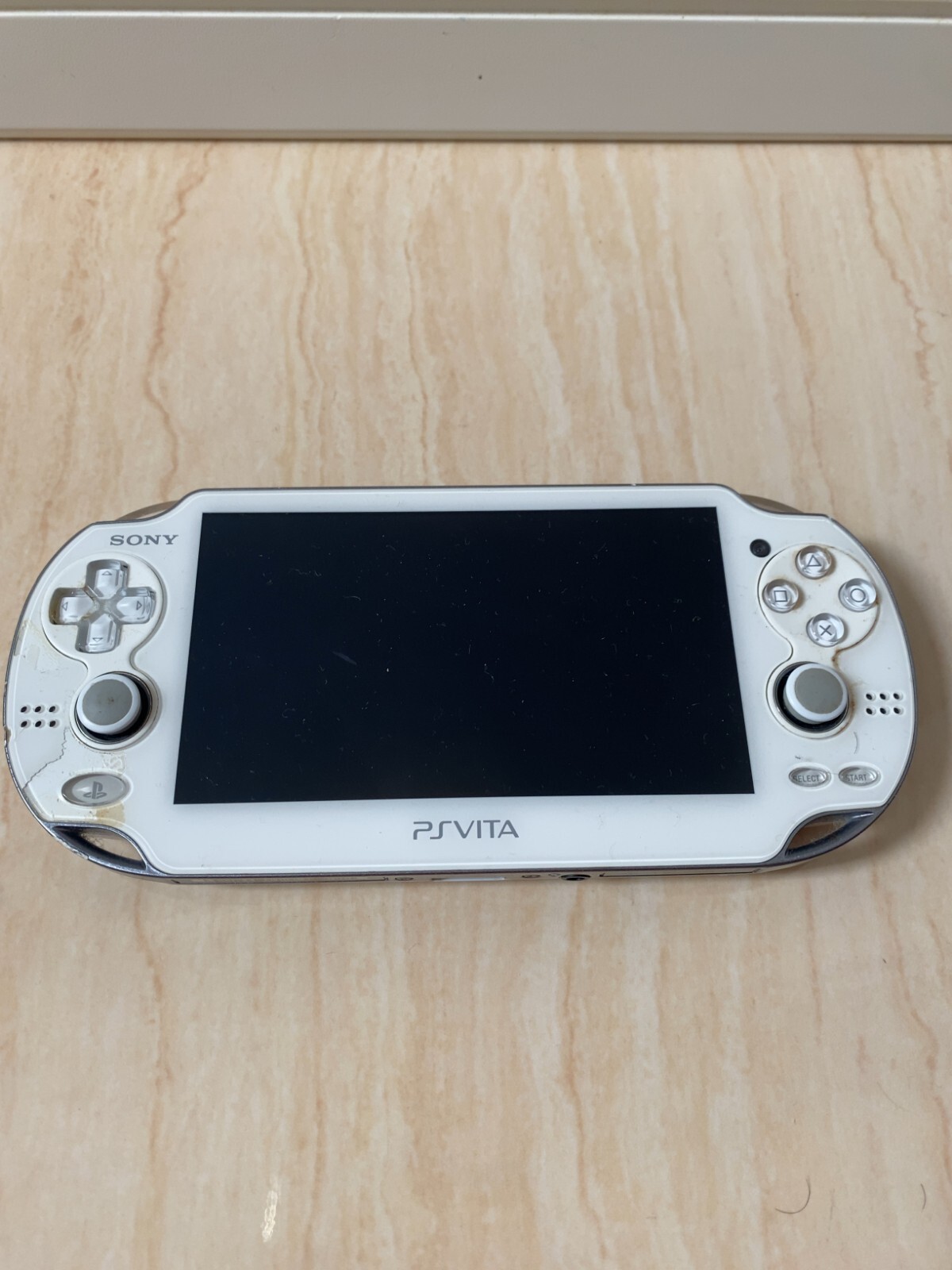 SONY - PS VITA PCH-1000 ホワイト本体 PlayStation PS Vita Wi-Fi Crystal White PCH-1000 ZA02 SONY