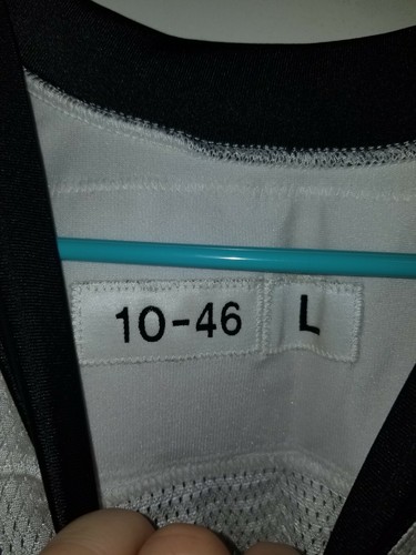 2010 Game Worn/Issued Reebok New Orleans Saints Mcdaniel Jersey Size 46