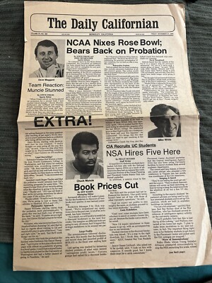 UC Berkeley Daily Californian newspaper, 1/21/ 1971