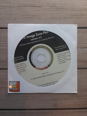 HP Image Zone Plus version 4.5 - 2005 Disc New