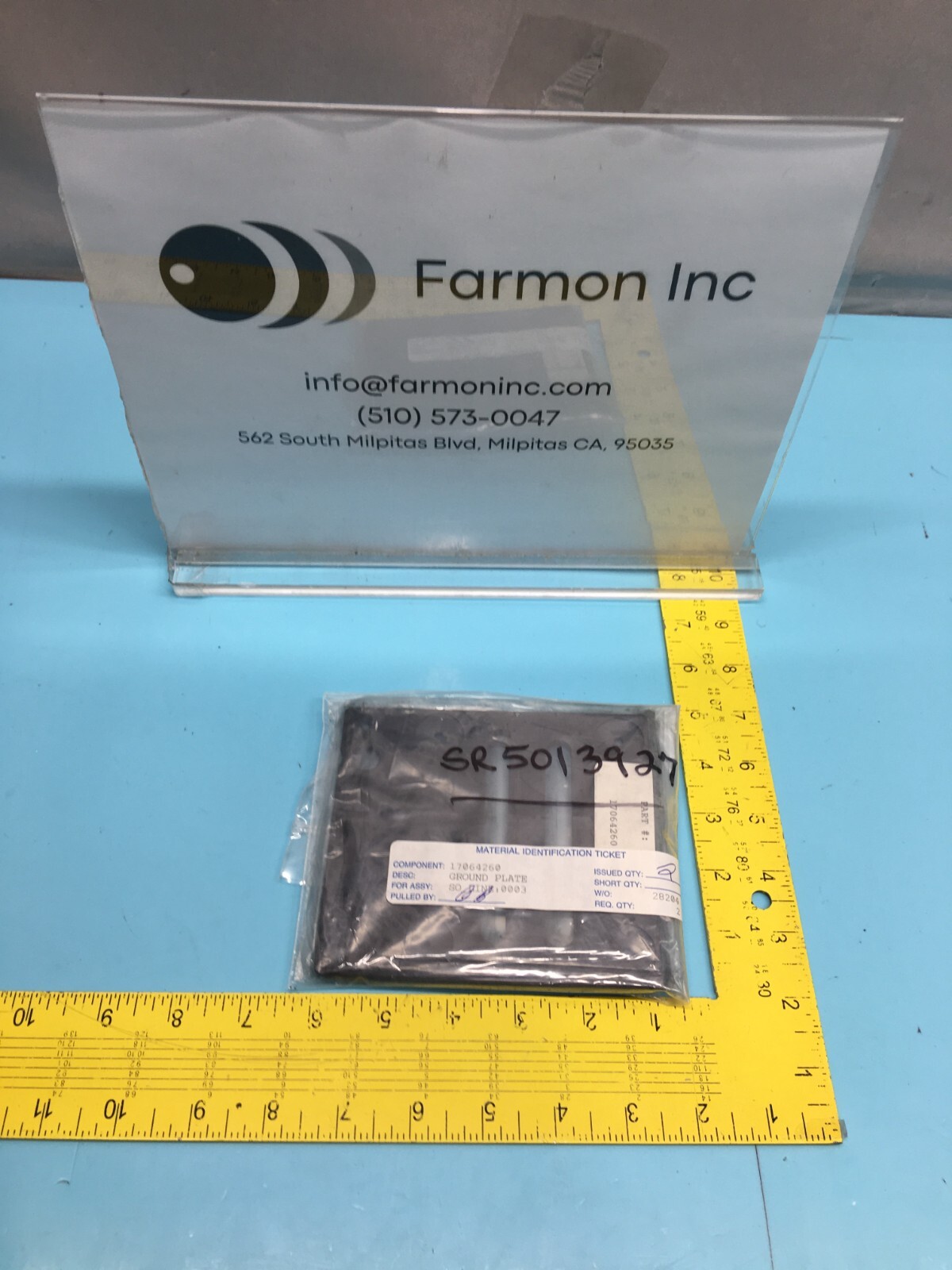 Eaton 17064260 Ground Plate, Electrode, 156548