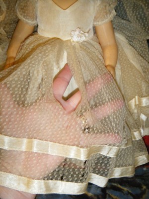 SWEET TERRI LEE BRIDE, ORIG MARKED GOWN