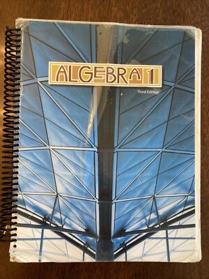 BJU ALGEBRA 1 Textbook 3rd Edition