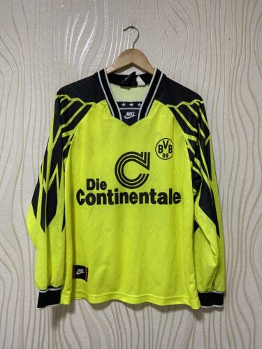 ランキング上位のプレゼント DORTMUND BORUSSIA 1994 SOCCER SHIRT FOOTBALL HOME 1995 ウェア