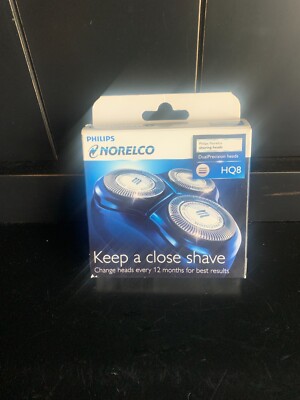 philips norelco hq8  replacement electric shaving heads 3 new in pkg