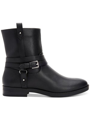 STYLE & COMPANY Womens Black State Round Toe Block Heel Zip-Up Booties 6 M