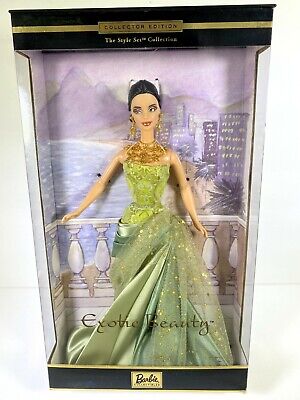 barbie exotic beauty collector doll 2002 mattel b0149 186554740668