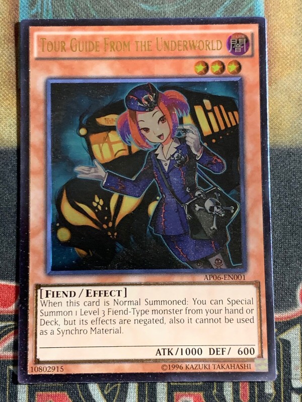 Yugioh Tour Guide From The Underworld AP06EN001 Ultimate Rare eBay