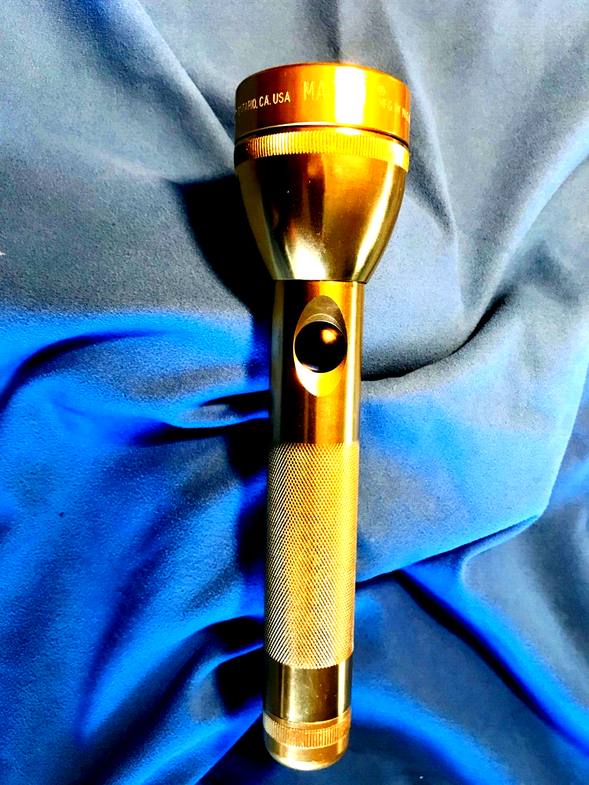 Rare Vintage Gold Anodized Mag-Lite 2C Flashlight | eBay