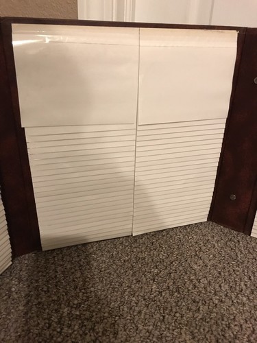 Overlapping Photo Album Cascade 100 Pictures Folding Carrying 3.5 By 5 Brown