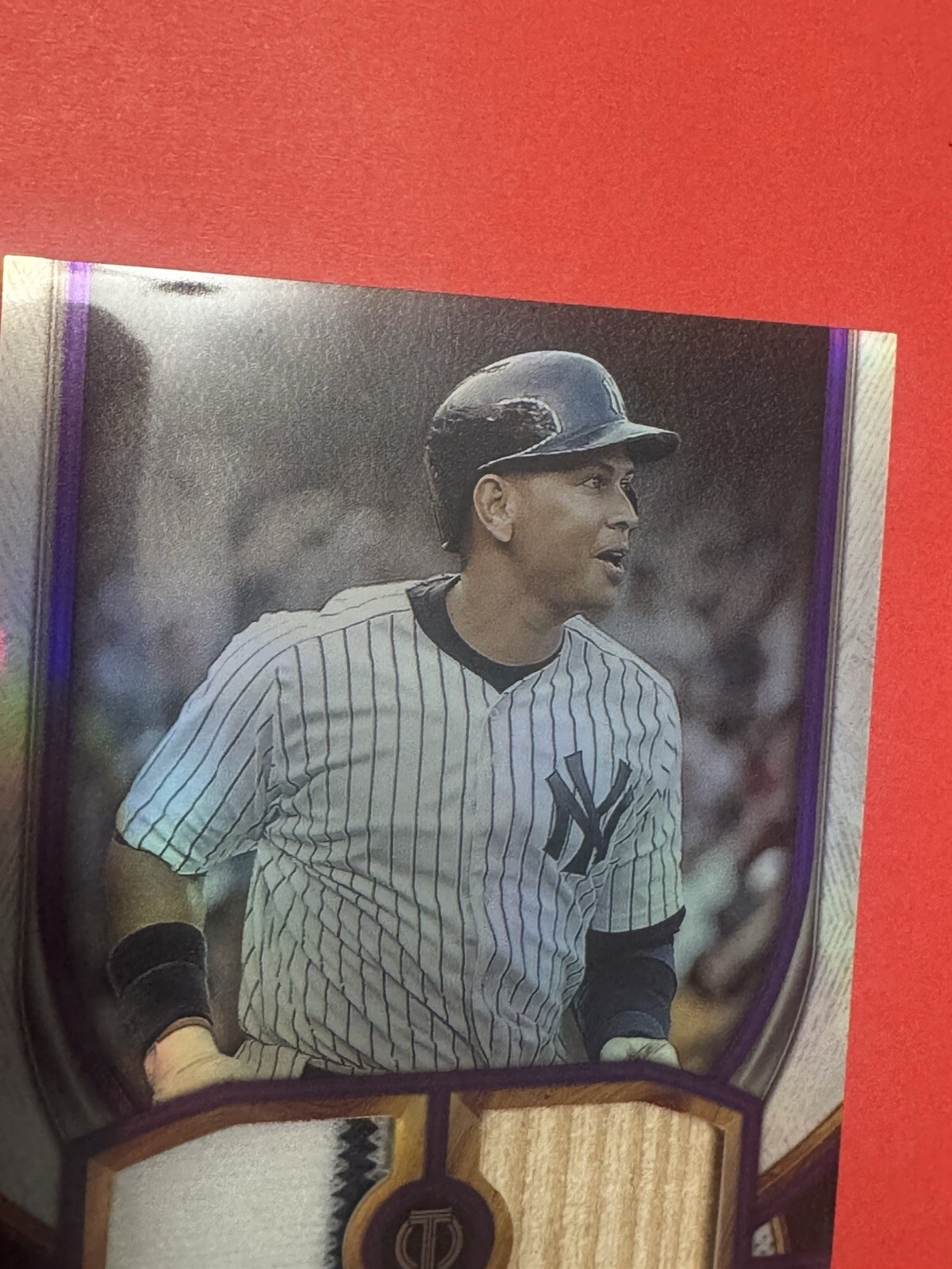 2023 Topps Tribute Alex Rodriguez Dual Game Used Jersey Bat Relic #/50