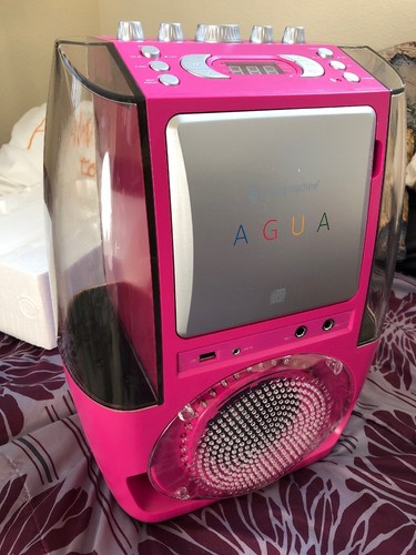 The Singing Machine Agua Dancing Water Fountain Karaoke System - Pink