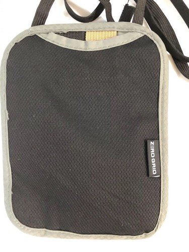 Zero Grid Neck Wallet W/RFID Blocking- Concealed Travel Pouch & Passport Holder