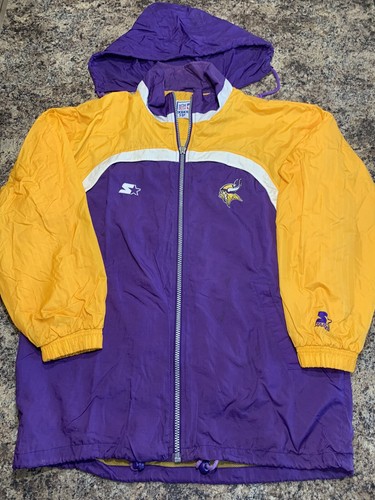 Pro Line Minnesota Vikings ジャケット XL Minnesota Vikings Pro Line Starter Jacket NFL Full Zip Snap