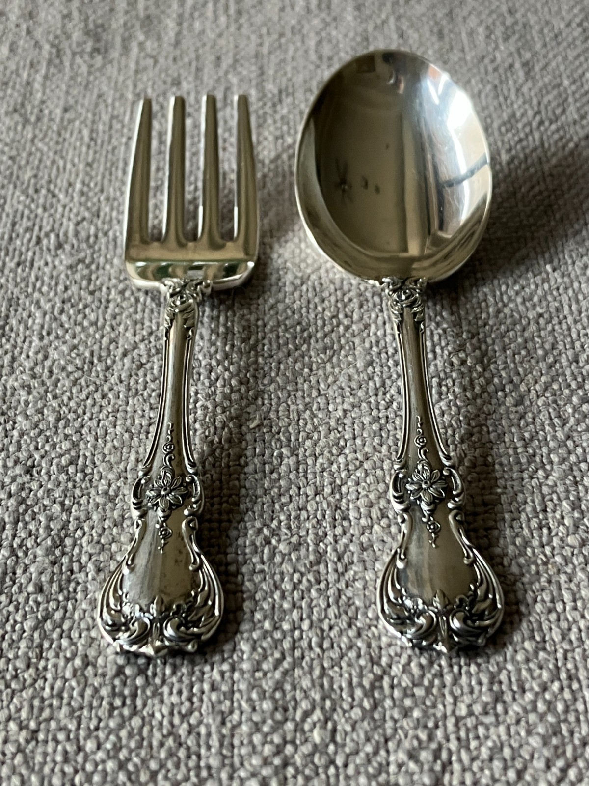 Towle Old Master Baby Set Towle Sterling Silver VINTAGE - NO MONO
