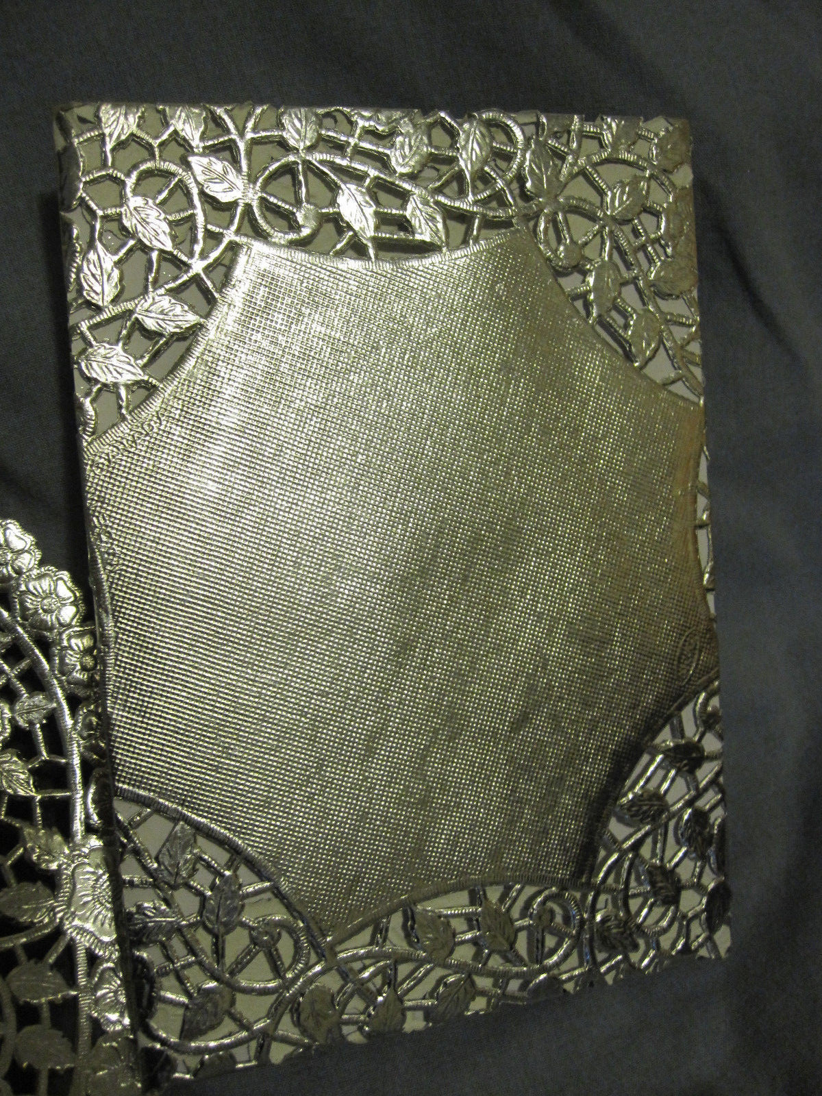 SILVER Glitter Wedding Invitations 25 PC WEDDING ANNIVERSAY DIYS DOILY WRAP inc!