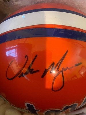 University of Florida Gators full size new Helmet signed by Coach Urban Meyers